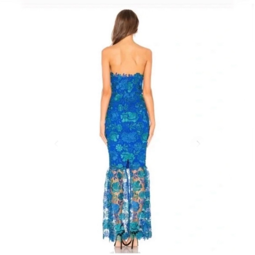 Lovers + Friends Teagan Gown in Blue from REVOLVE Size S - Picture 3 of 10